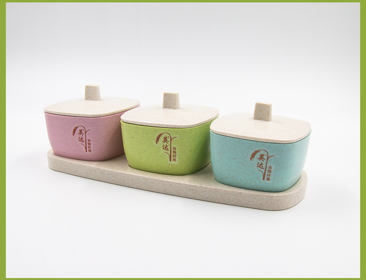 Three or four sets of seasoning boxes, salt and sugar seasoning boxes, multi-style seasoning combination sets, seasoning jars pic 9