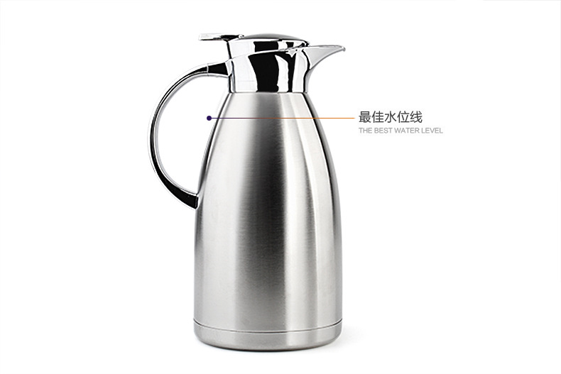 Stainless steel insulated kettle, vacuum hot water kettle, coffee kettle, European-style kettle, insulated bottle with water kettle, stainless steel European-style spiral high-end coffee kettle, super cold and heat preservation, vacuum technology for heat insulation and heat preservation pic 12