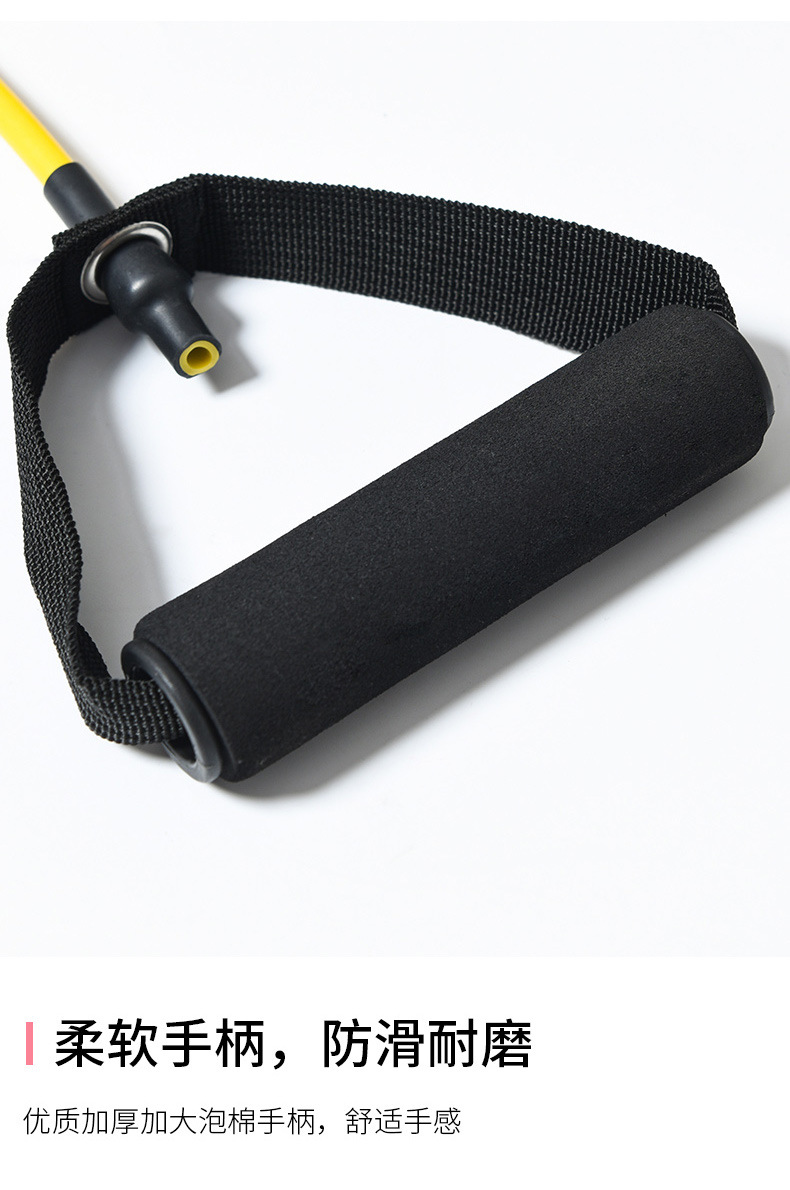 瑜伽健身五色一字拉力带 伸展阻力带 臂力拉绳 运动拉绳详情7