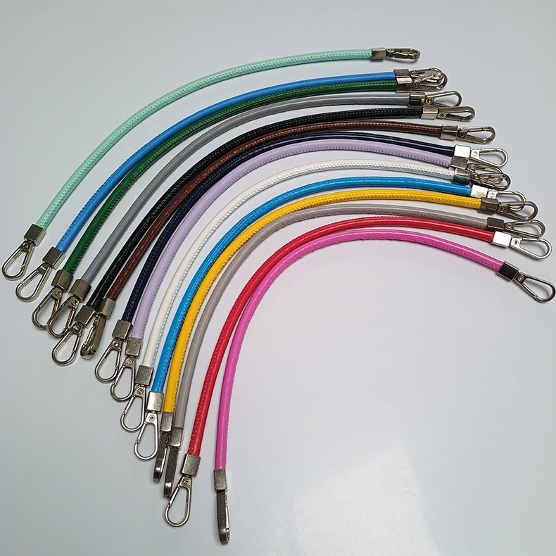 手机挂绳皮革手绳短款男女通用挂件手机链结实防丢水杯短款挂绳详情1