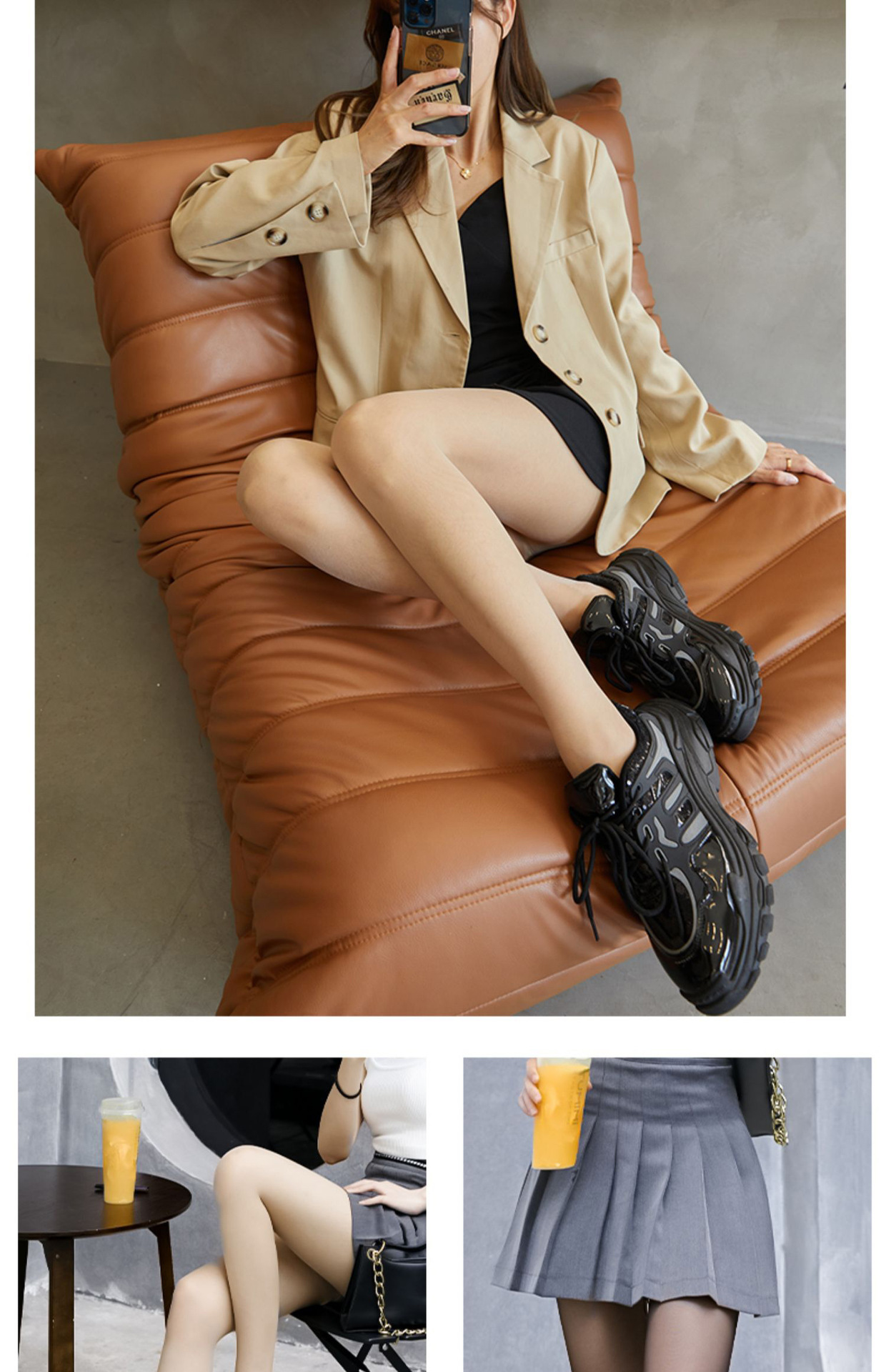 丝袜女防勾丝耐穿夏季薄款隐形肉色裸感光腿神器黑丝连裤袜菠萝袜详情8