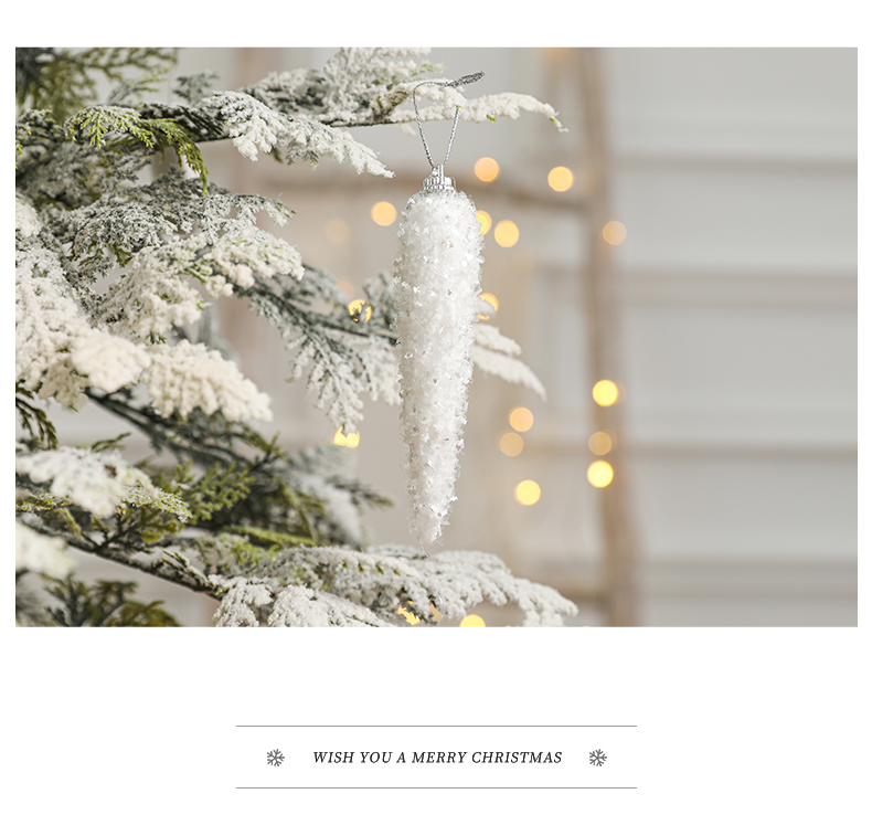 Simple Nordic-style Christmas gift package for foreign trade, white foam dowry packaging, ornaments, pendants, colored Christmas tree pendants, gifts pic 7