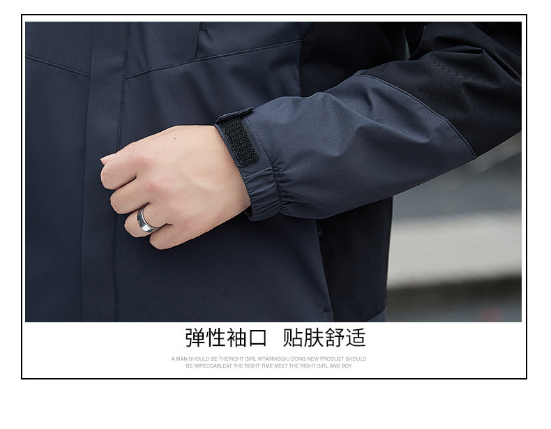 夹克男秋季新款户外男士外套可拆卸连帽防水防风冲锋衣外套男风衣详情26