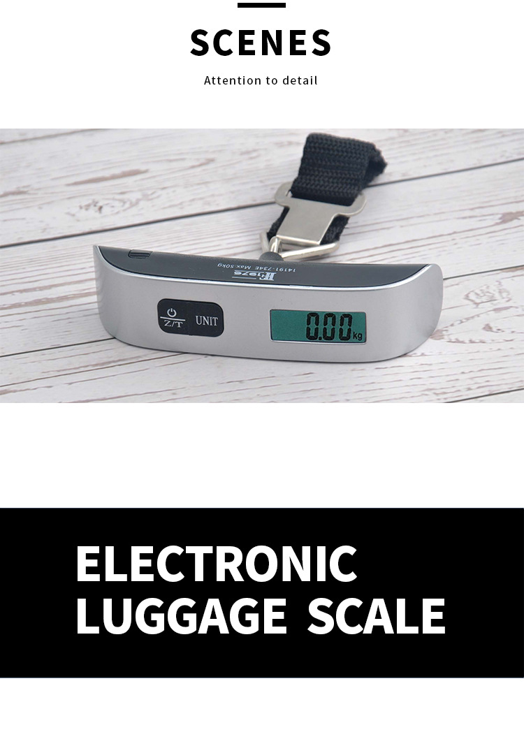[FF1976-734E]厂家直销电子行李秤跨境外贸家用行李称商务出行简约电子秤详情2