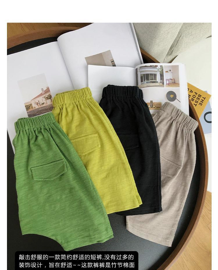 儿童夏裤宝宝哈伦裤短裤夏季男童七分裤婴幼儿童休闲垮裤大PP裤子详情8