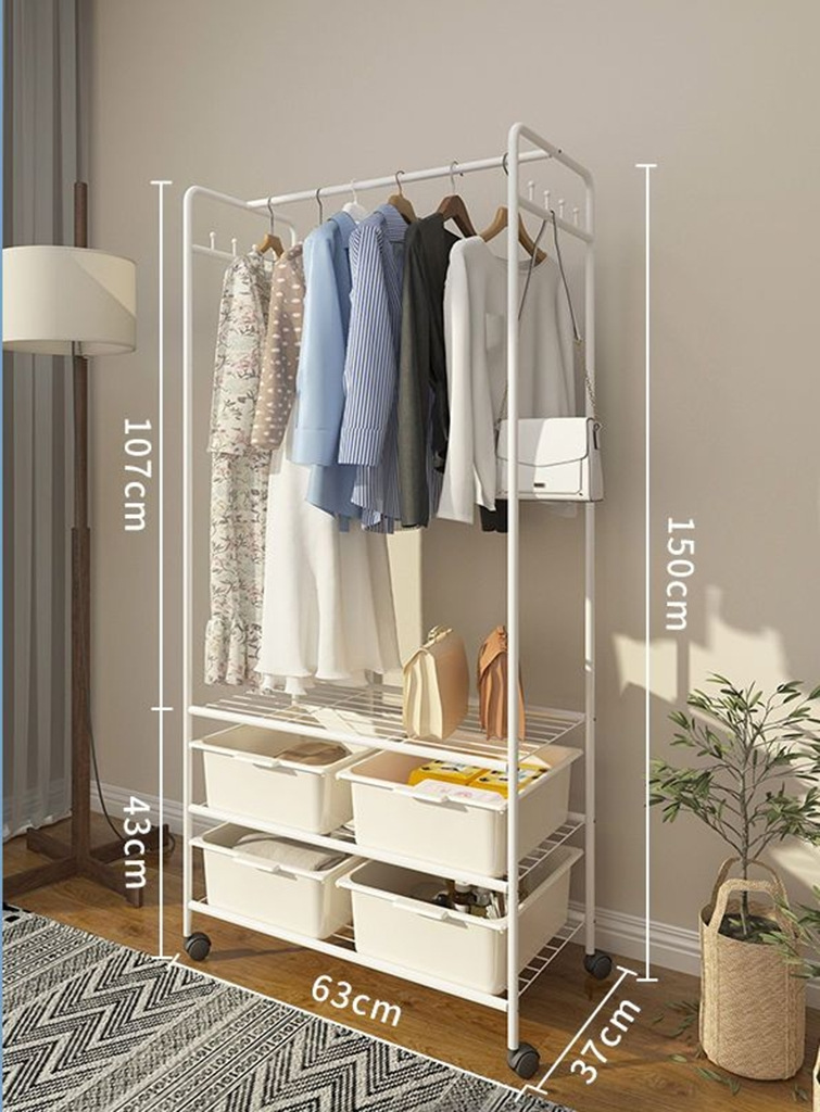 Floor-standing coat rack pic 5