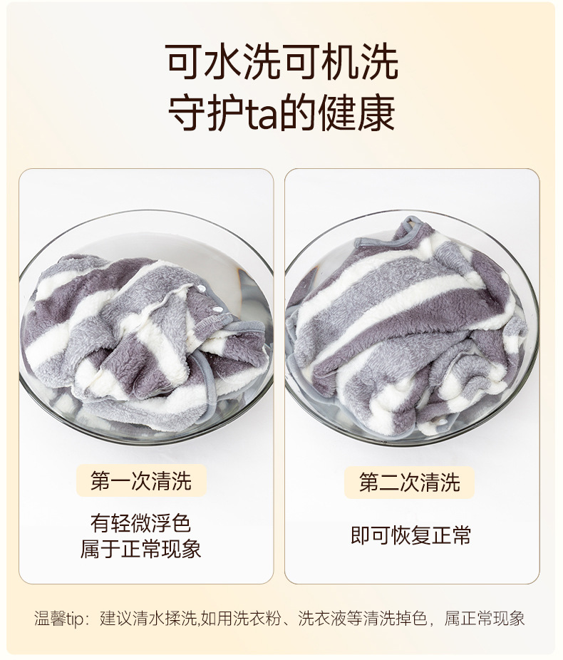 跨境狗狗浴袍加厚吸水速干浴巾金毛柴犬洗澡毛巾猫咪毛毯宠物用品详情9