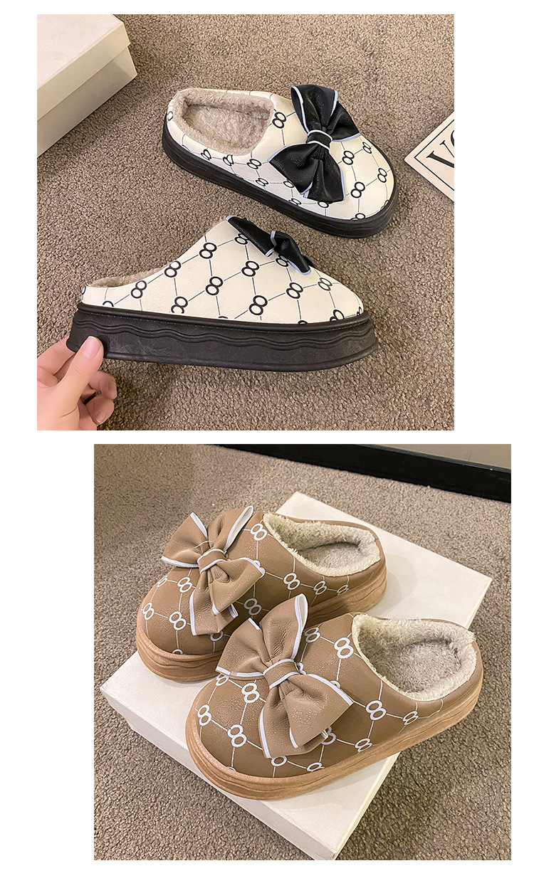 冬季棉拖鞋女士居家室内防滑厚底时尚ins加绒加厚棉拖鞋一件代发详情28