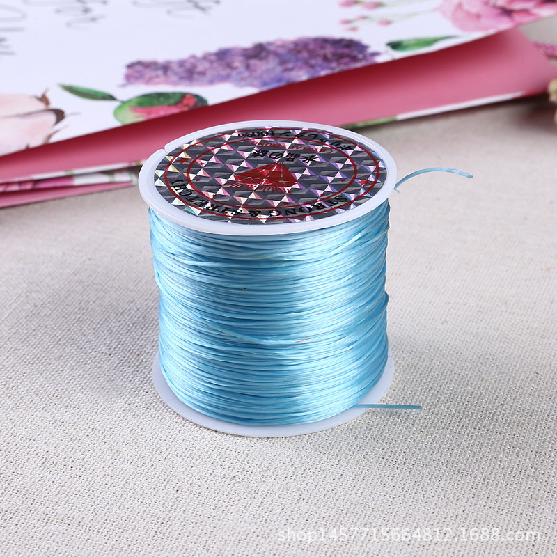 扁形水晶线佛珠弹力线松紧线diy手工编织手链串珠线绳子详情27