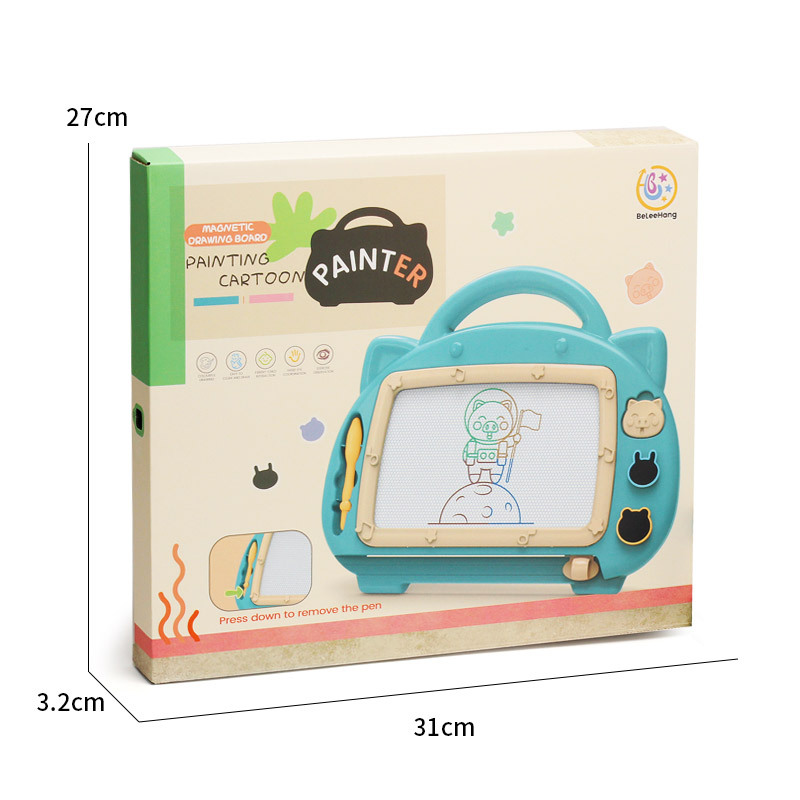 Puzzle color tablero de dibujo magnético para niños tablero de escritura vertical de gran tamaño tablero de dibujo de juguete tablero de dibujo de graffiti para niños pic 17