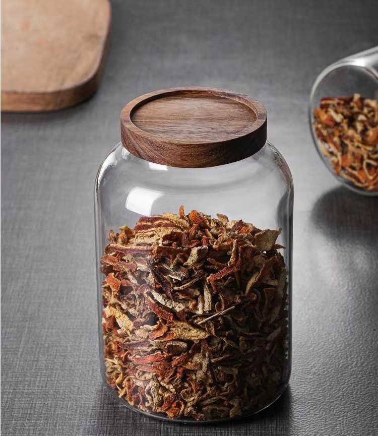 陈皮罐玻璃密封罐粮食药材储存专用罐家用食品级存放展示茶叶罐子详情6