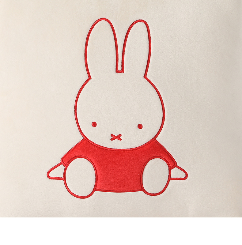 miffy throw pillow quilt, two-in-one throw pillow quilt, office air conditioner blanket, cartoon car nap blanket pic 10