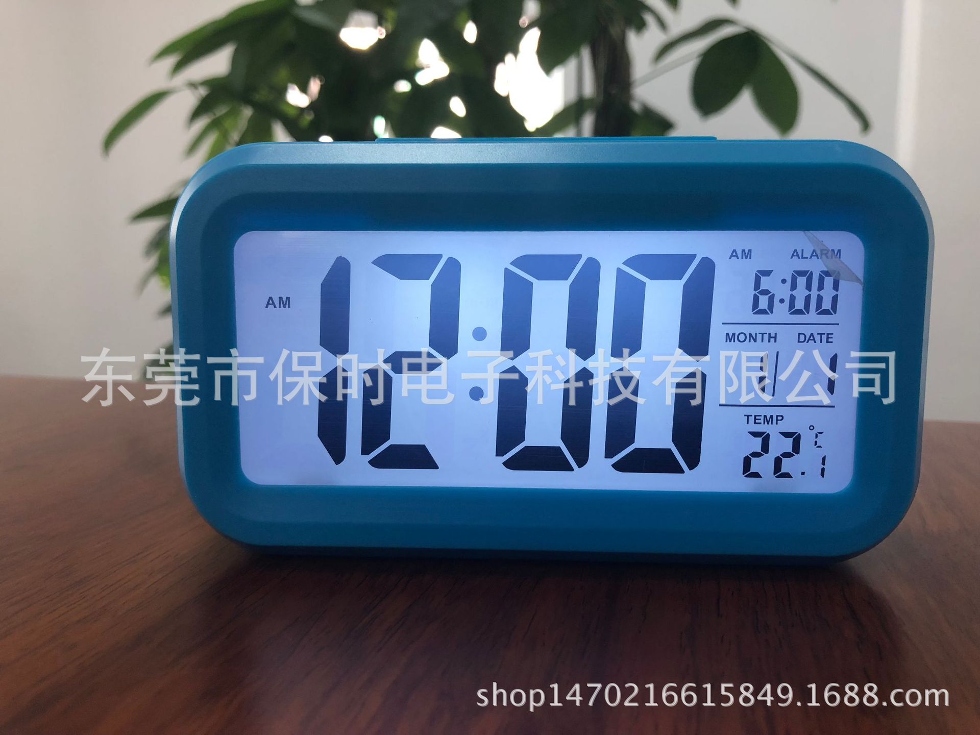 Temperature version Smart clock, silent clock, electronic clock, light-sensing alarm clock, Smart LCD alarm clock for sleepy students pic 8