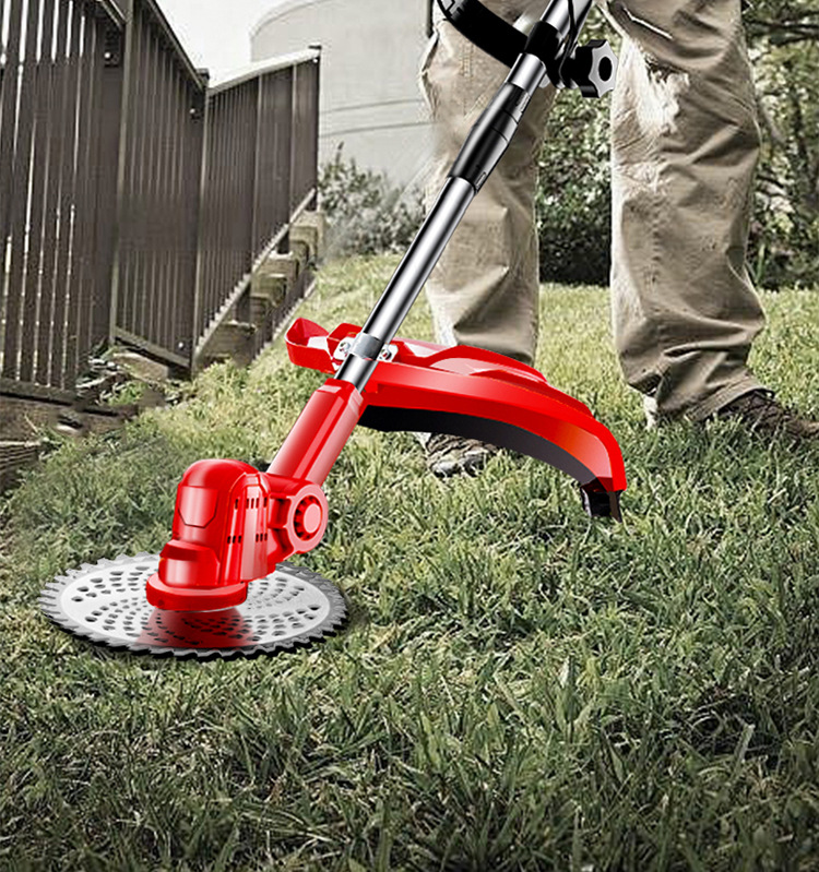 Electric lawn mower, lithium battery lawn mower, multi-functional small household handheld charging lawn mower, wireless lawn mowing wonder pic 19