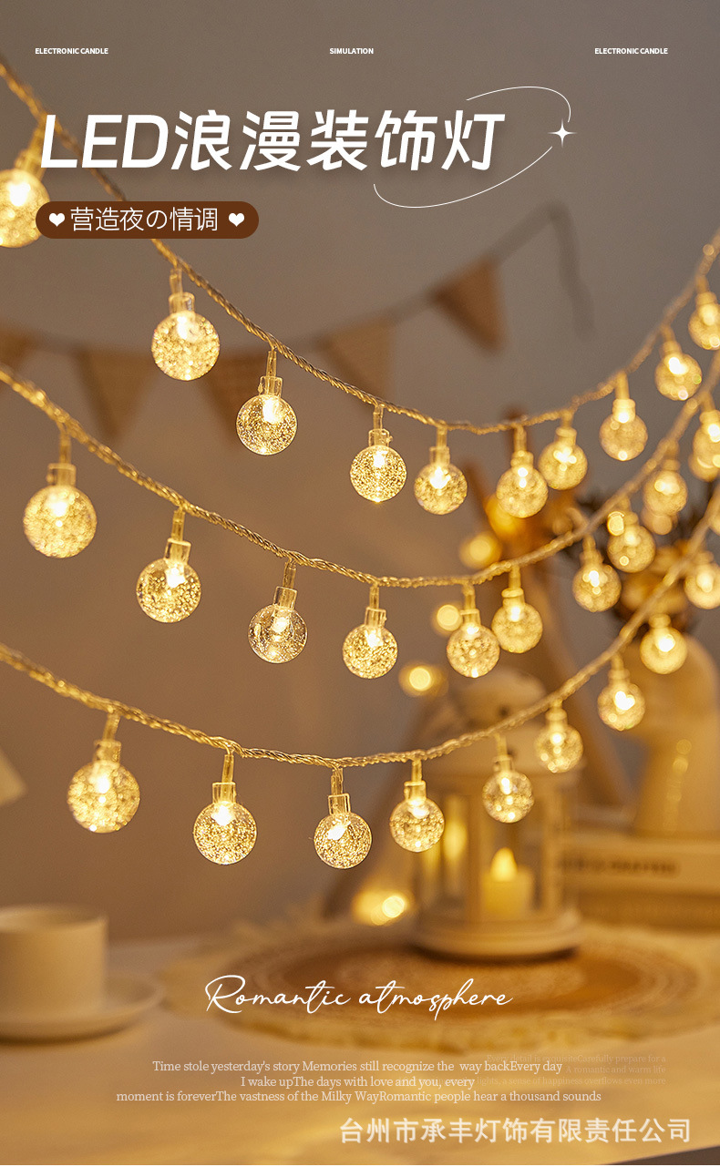 星星灯小彩灯串灯led太阳能摆摊户外露营装饰灯房间氛围布置闪灯详情14