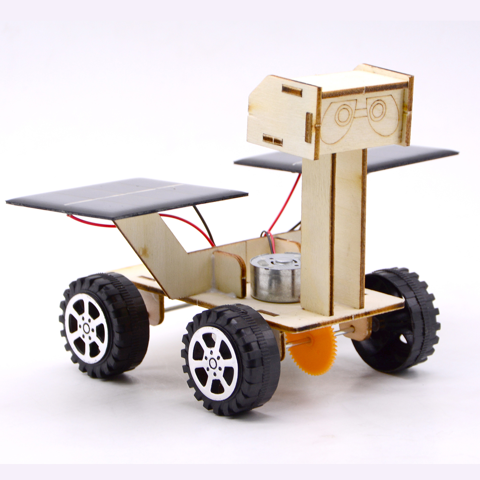Tech gadgets DI handicrafts Solar-powered lunar rover, scientific and educational interactive handmade assembly toys pic 6