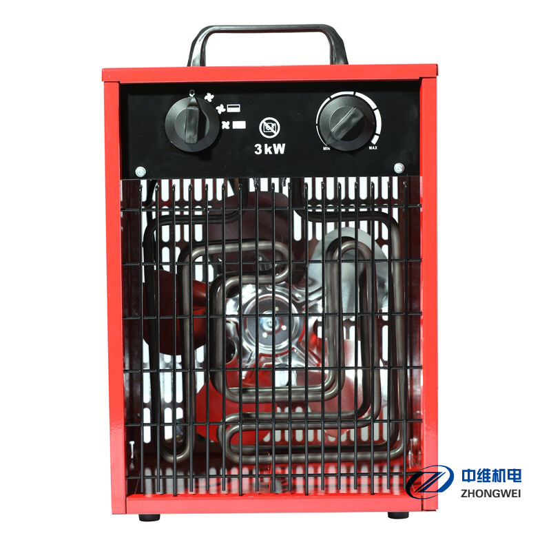 3KW220V工业暖风机 方型电暖风机 保温设备取暖器热风机 暖风炉详情1