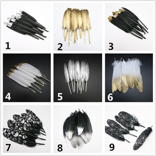 大量现货彩色婆毛diy羽毛捕梦网猫玩具饰品配件工艺品装饰材料详情27