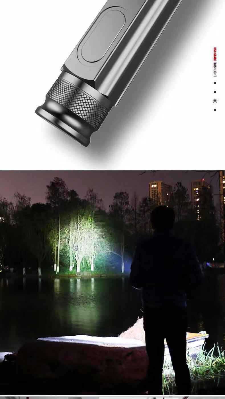 强光手电筒迷你小型变焦可充电家用多功能学生超亮远射户外便携 pic 13