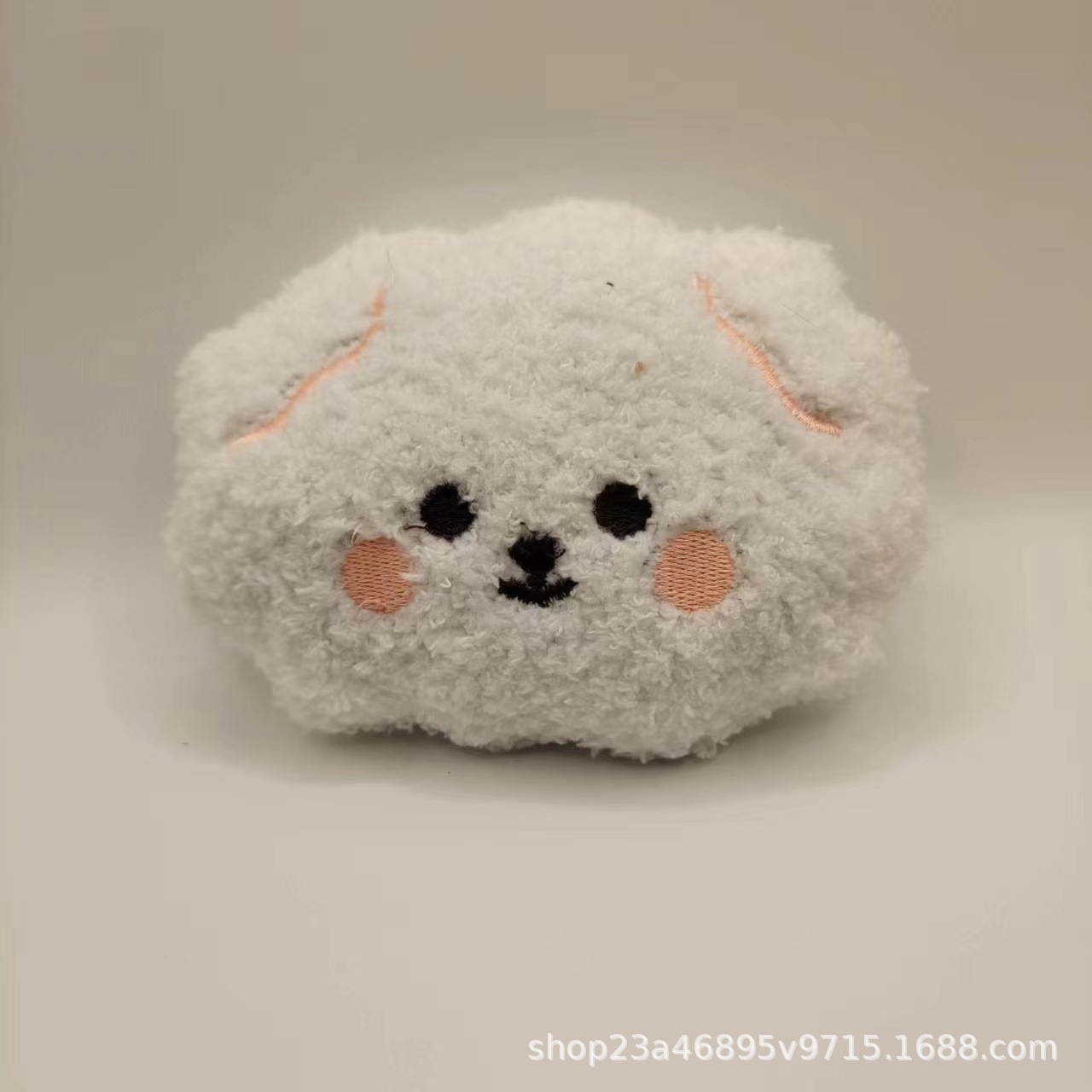 毛绒小狗头帽子笑脸狗充棉头饰发饰配件DIY 配饰辅料详情2