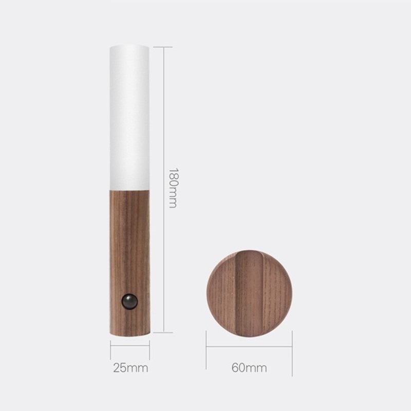 Intelligent human body sensor night light, LED rechargeable corridor cabinet wall light, household bathroom strong wall sensor light pic 1