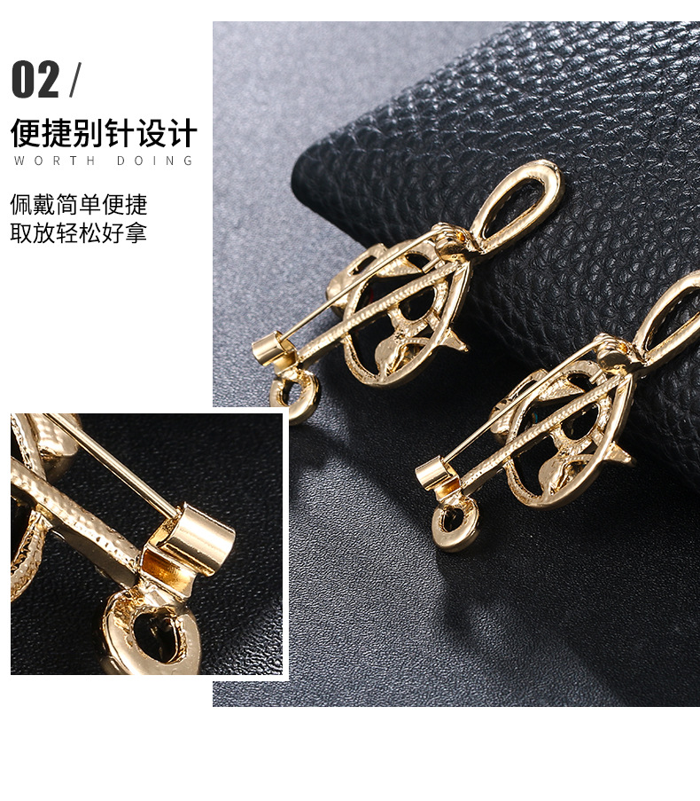 韩版时尚高档奢华胸针创意款音符胸花服饰别针服饰配饰女音乐符号详情4