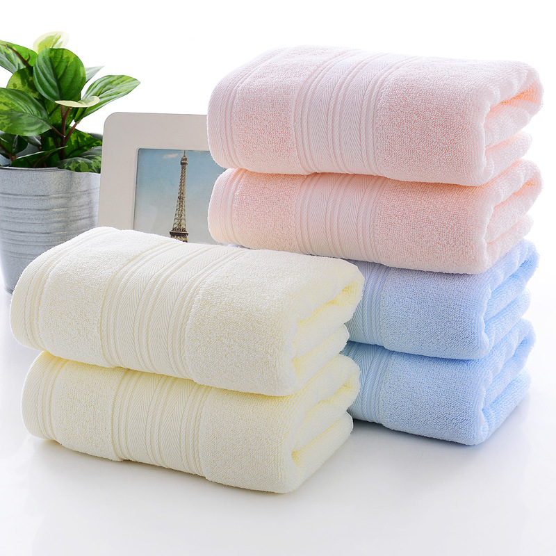 Fabricante al por mayor toalla de lavado de cara lisa suave absorbente liso satin archivo regalo logotipo bordado bordado palabra toalla pic 14