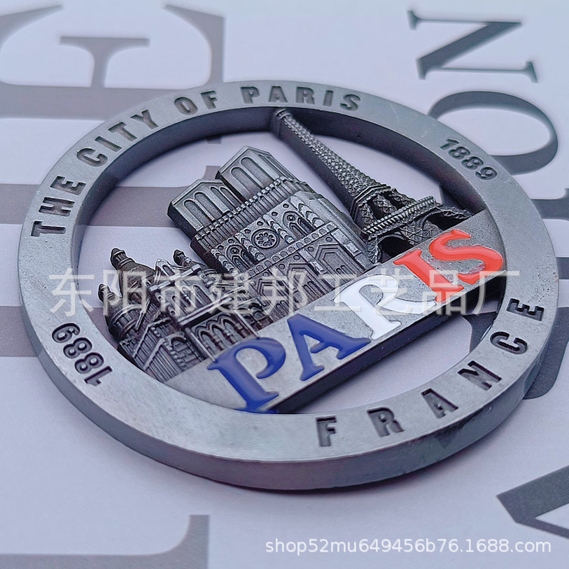 旅游纪念品沙特阿拉伯MAKKAH百搭仿金钥匙吊牌锌合金钥匙扣详情16