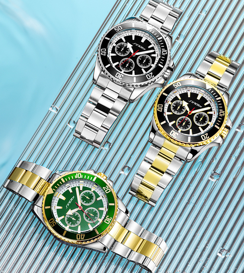 Sinobi男士手表防水石英表绿水鬼夜光批发跨境手表非机械手表男表详情15