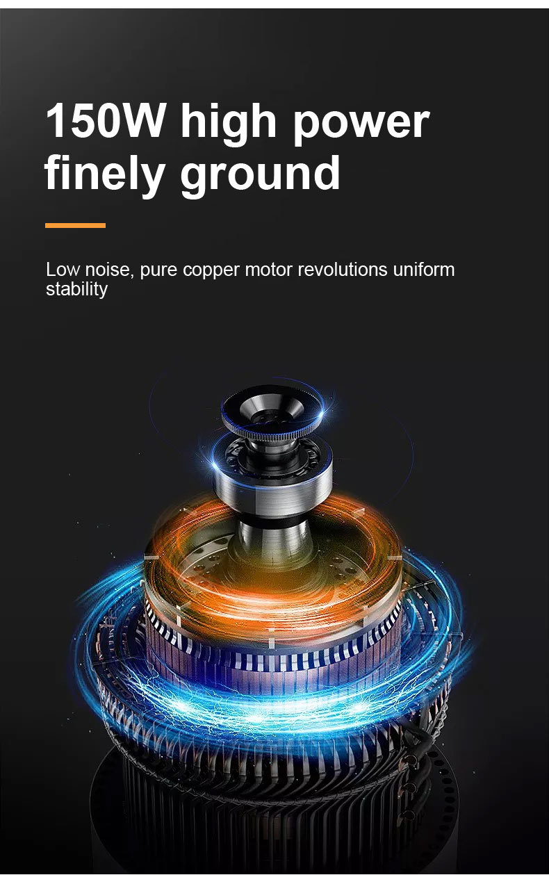 跨境出口SOKANY3027磨豆机电动咖啡机可清洗搅拌磨豆机咖啡研磨机详情7