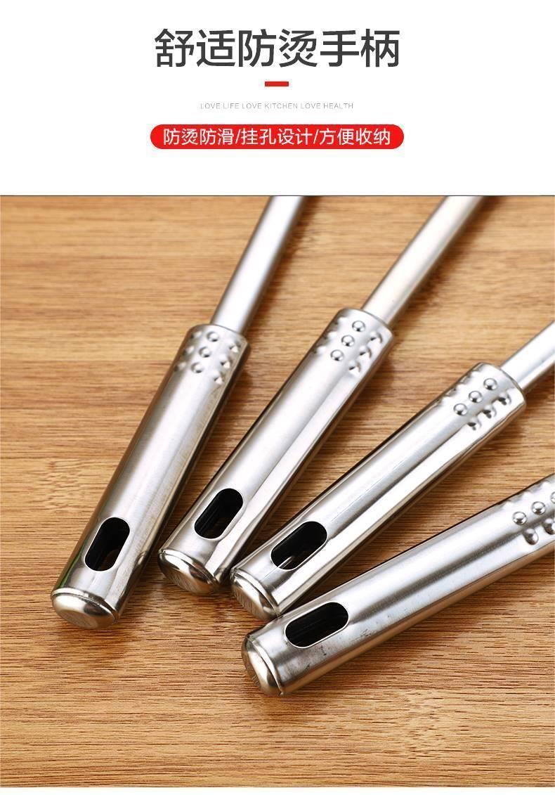 厂家批发 不锈钢厨具勺铲套装 汤勺漏勺铲子家用炊具 厨房用品详情12