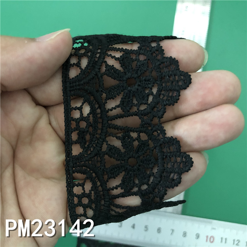 New Lolita embroidery water-soluble lace, milk silk single-sided small flower wave lace, lace with barcode pic 32