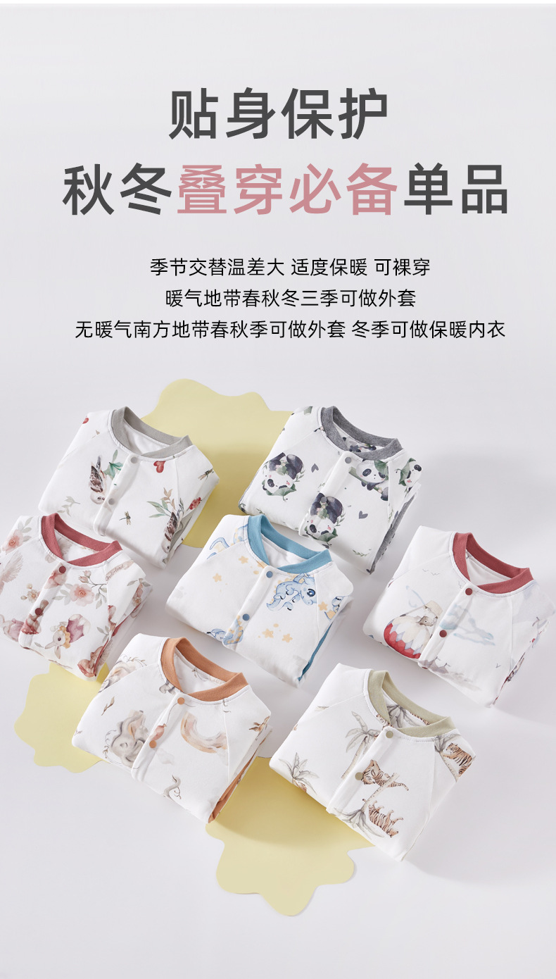 安阳婴童装婴儿服恒温保暖哈衣宝宝60g棉衣连体衣爬服睡衣秋冬季详情10