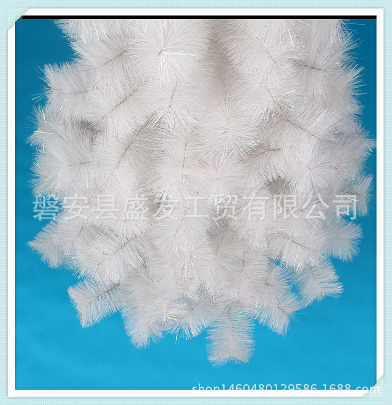 Shengfa 1.5-meter white Christmas tree, pine needle Christmas decorations, tree set, factory direct sales for Christmas pic 37