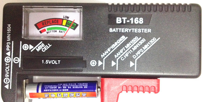 Battery tester, multi-functional battery capacity detector, No. 5, No. 7, 9V battery testing dry battery pic 5