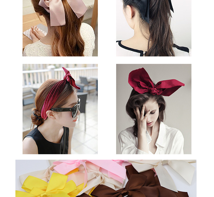 A professional bow manufacturer supplies high-end golden polyester ribbon bows with double-sided tape decoration gift boxes pic 7