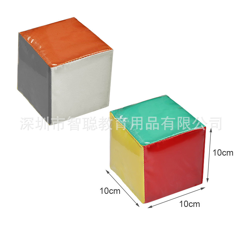 Factory direct sales, cross-border supply, transparent pocket card insert dice, learning dice toys, baby cube toy pic 4
