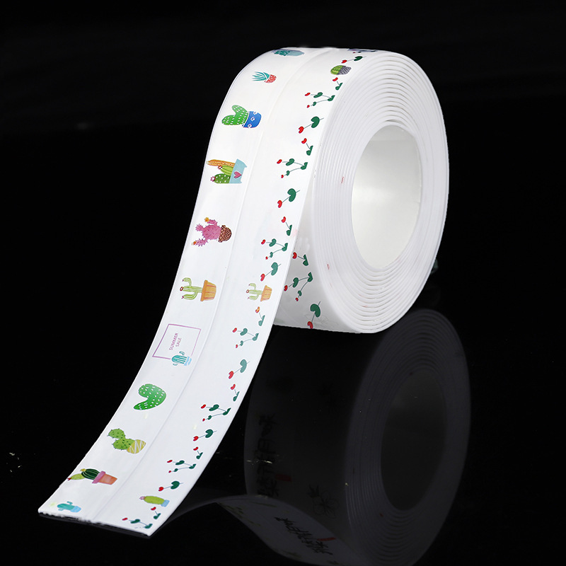 美缝贴防水防霉贴灶台厨房防油贴纸水池挡水条马桶防霉胶带防水条详情2