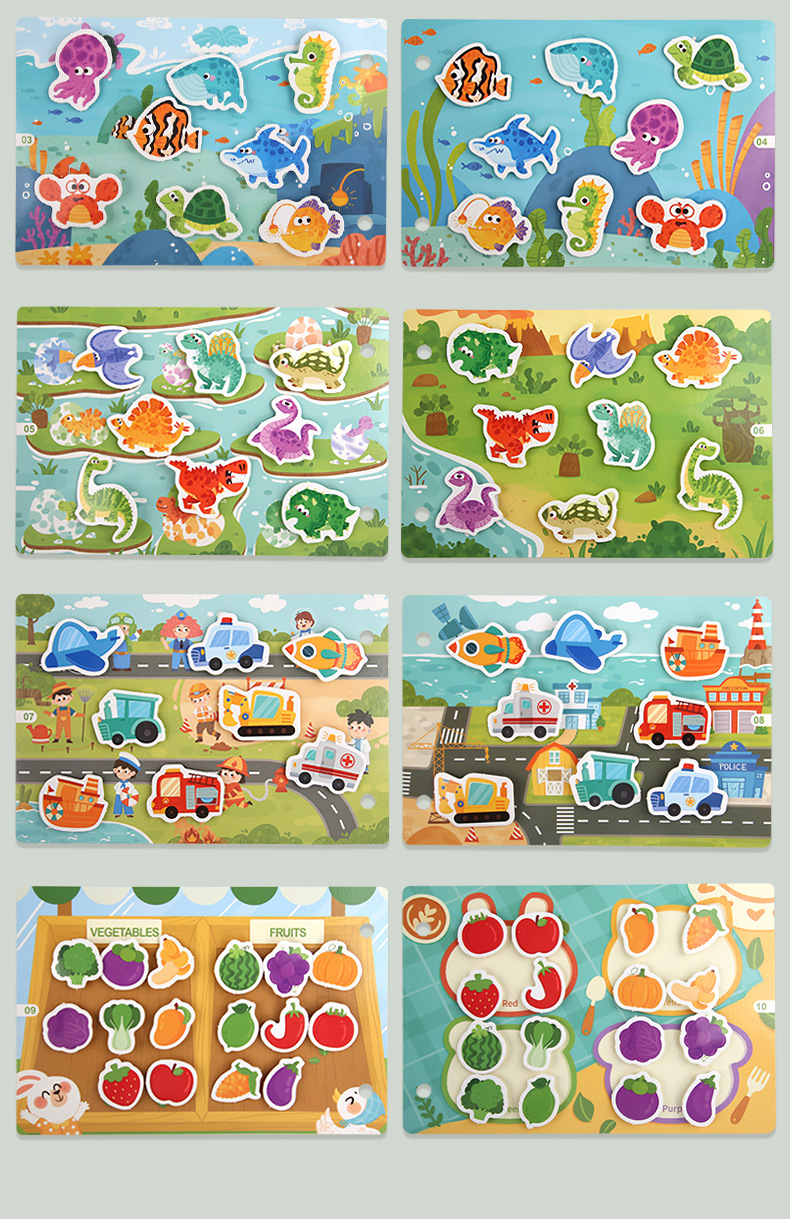 CPCCE跨境busybook儿童小号安静书启蒙早教忙碌书益智玩具粘贴书详情19