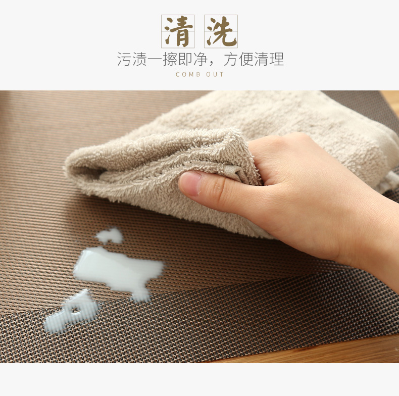 隔热垫餐桌垫北欧餐垫西餐垫碗垫PVC防水防热垫家用餐盘垫ins杯zb详情7