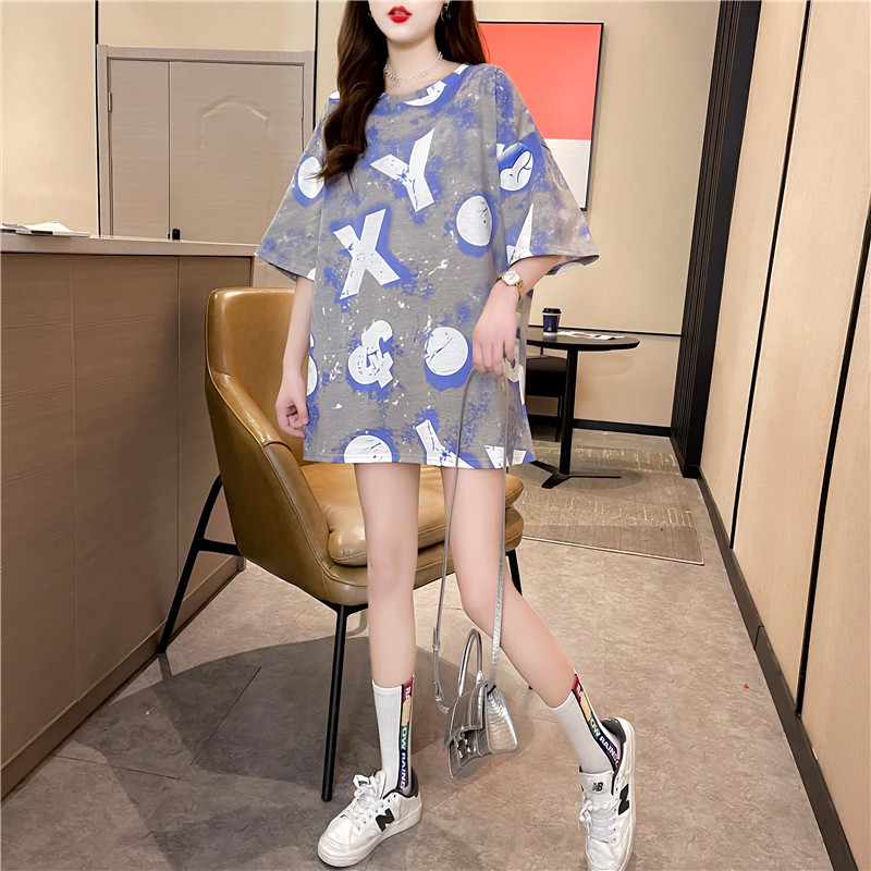 2021新款网红ins超火短袖t恤女装春夏潮情侣装大码宽松上衣详情16