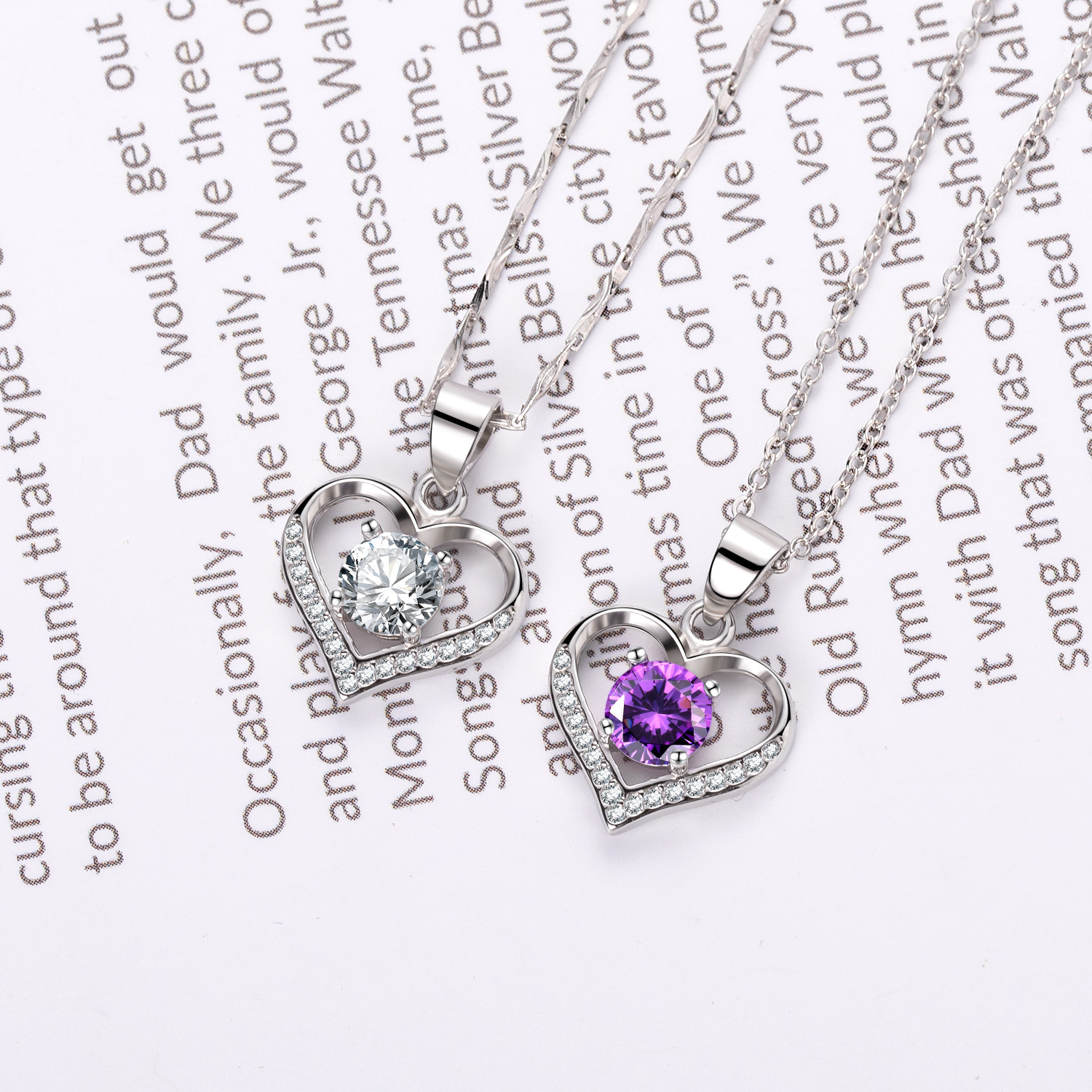 A high-quality imitation D-color moissanite four-leaf clover female pendant with eight hearts and eight arrows from a live-streaming product by a popular influencer on Kuaishou and Douyin pic 95