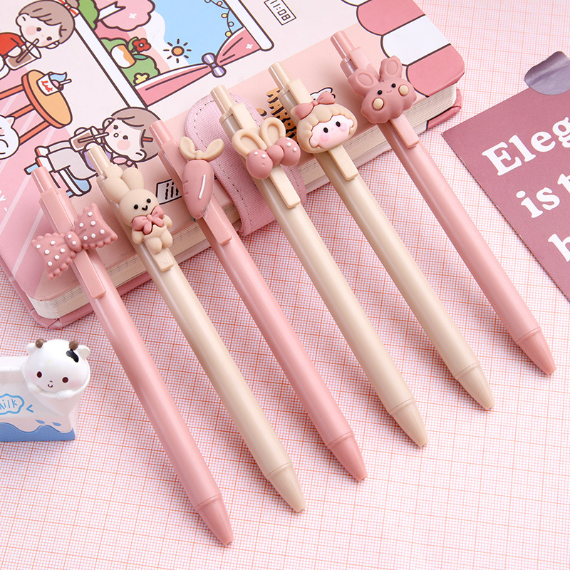 Sanrio glow spinner pen alto nivel de apariencia pluma de luz de alivio de presión pluma de regalo de dibujos animados lindo pluma de alivio de presión estudiante papelería pic 2