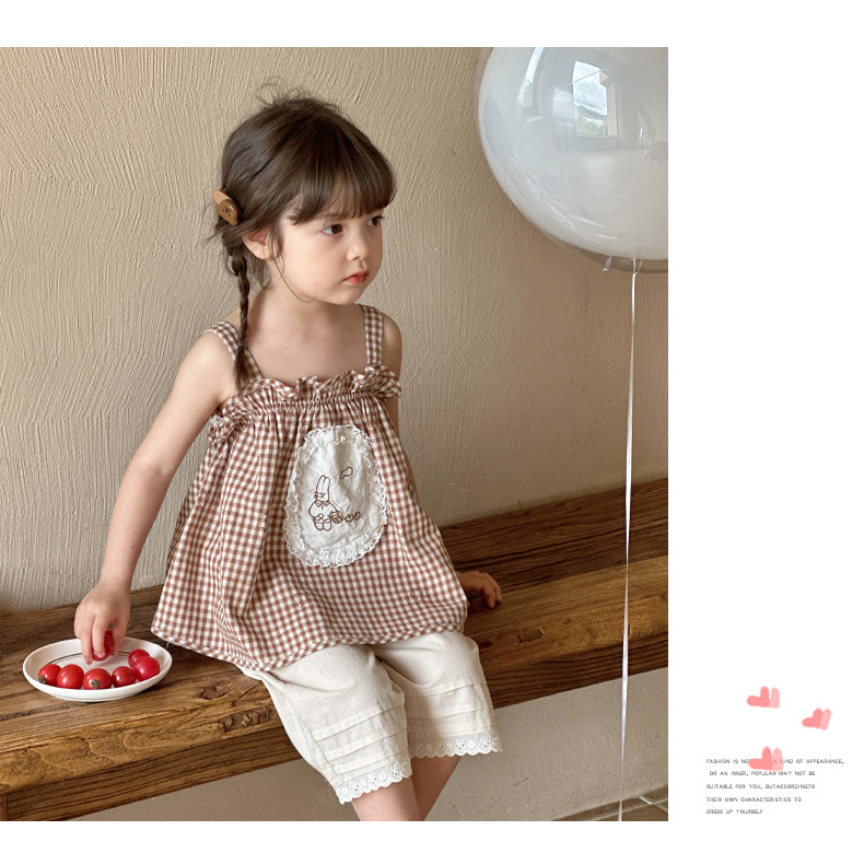 Summer girls top 2024 новая детская версия summer bulls для детей южной кореи pic 11