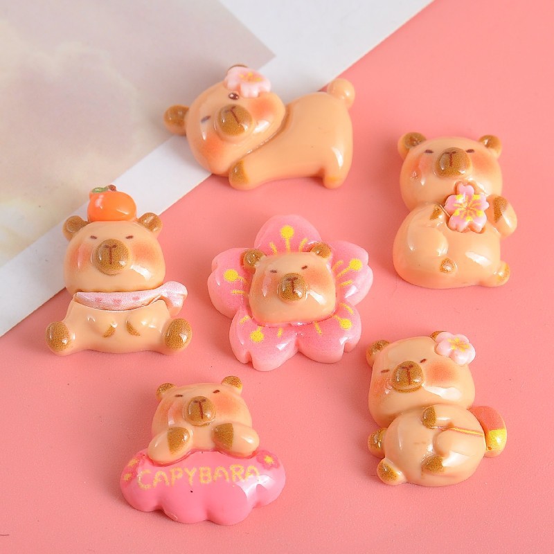 New diy small accessories for food and play refrigerator stickers, versatile resin accessories, fashionable cartoon and cute stickers pic 27