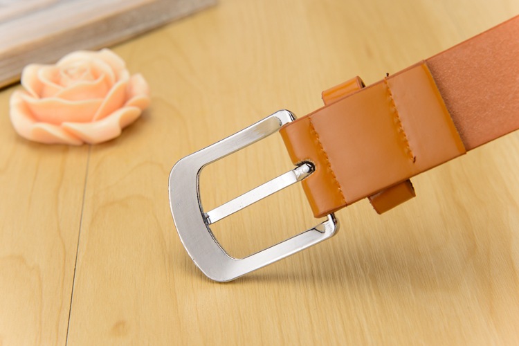 糖果色时尚装饰细腰带女韩版  皮带女款 水钻桃心腰带详情14