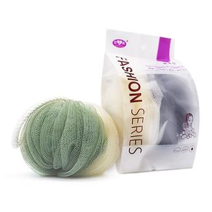 厂家直供搓澡透明长柄沐浴刷韩版起泡网双色沐浴球搓背沐浴刷搓背详情6