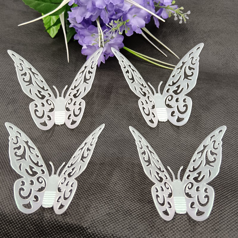 厂家直销3D立体镂空蝴蝶夜光蝴蝶炫彩蝴蝶渐变色蝴蝶详情18