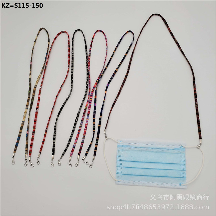 订做新款民族风眼镜绳口罩链眼镜挂链挂脖防掉眼镜绳欧美流行网红详情7