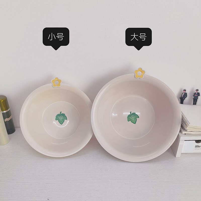 70YF Korean-style thickened small basin, household small washbasin, plastic pic 2